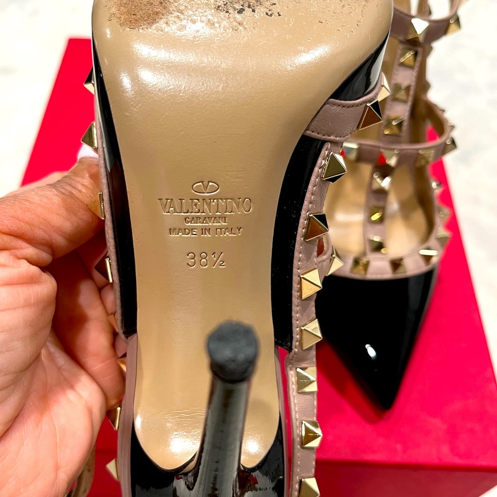 Valentino Garavani
Rockstud 100mm Slingback High-Heel Pumps - Picture 5 of 11